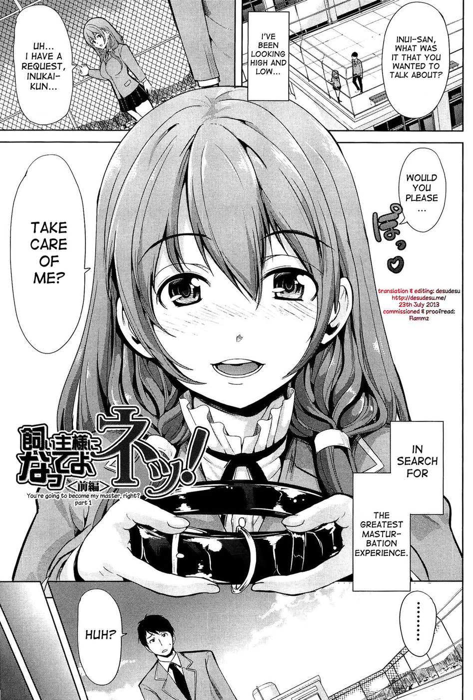 Hentai Manga Comic-You're Going to Become My Master, Right ?-Chapter 1-8